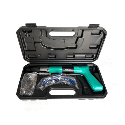 Green Mini Steel Nail Gun 4 Gears Power Adjustable for Ceiling For Max Nail Length 2in