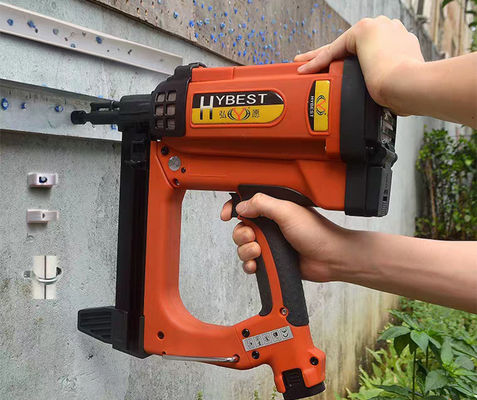Portable HYBEST GSR40 Lithium-ion Battery Gas Nailer for Decoration and Construction