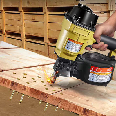 Industrial Grade CN55 CN70 Pneumatic Roofing Nail Gun with High Power and No Voltage