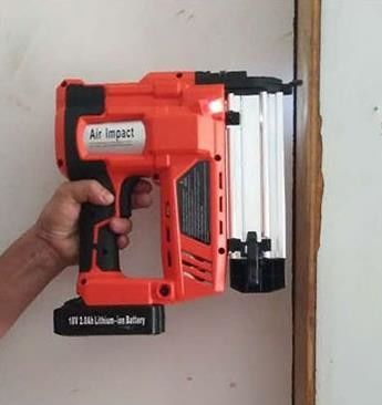 Industrial Grade 18V 18 Ga Staple Li Battery Cordless Wood Nailer Strong and Powerful