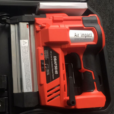 Industrial Grade 18V Li-ion Battery Cordless Nailer Stapler 2 in 1 Customized Support
