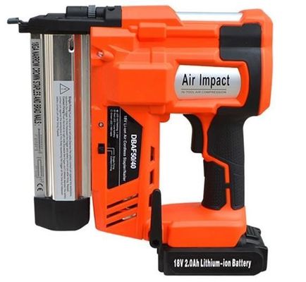 Durable Industrial 18V Wood Air Cordless Nailer Holds up to 100 nails with Li battery