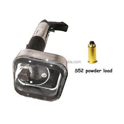 Power Source Powder Loads Silver Aesthetically Pleasing Concrete Nail Gun with 22cal