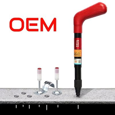 Customizable Steel and Concrete Fastening Tool Powerful Firing Nail Gun in Black Color