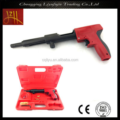 Red Powder Actuated Fastening Nailer for Roof Nails Gun Professional Grade and Durable
