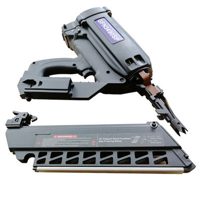 Powerful 34 Degree Gas Framing Nailer for Max Nail Length of 2 1/2IN and Fast Charging