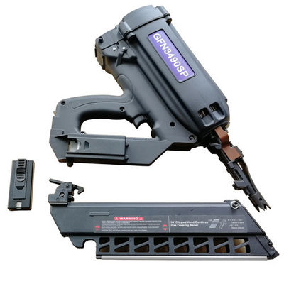 Powerful 34 Degree Gas Framing Nailer for Max Nail Length of 2 1/2IN and Fast Charging