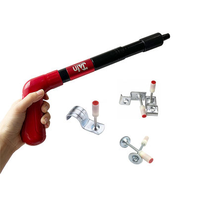 Red Mini Ceiling Nailer Portable Hand Nailer for DIY Grade Fasten Tool Small Spaces