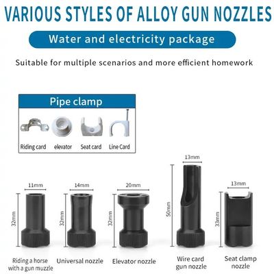 450*170*120mm Lithium Battery Gun Nailer for Concrete Steel Nails without Fuel Cell