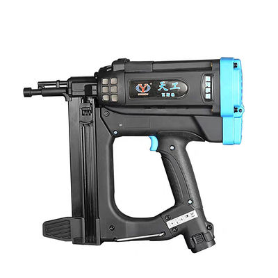 Lightweight Steel Gas Actuated Fastening Tool for Quick and Easy Concrete Nailing