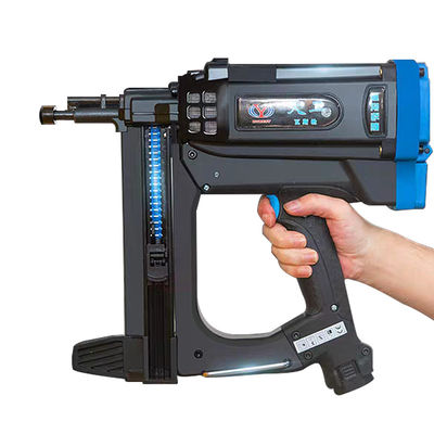 Lightweight Steel Gas Actuated Fastening Tool for Quick and Easy Concrete Nailing