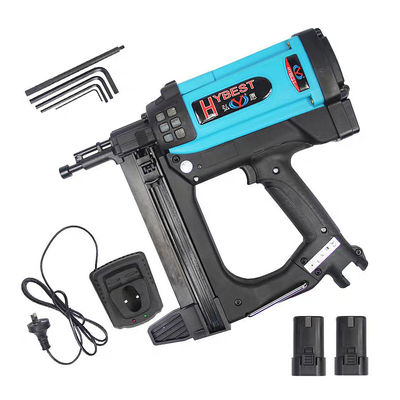 Lightweight Steel Gas Actuated Fastening Tool for Quick and Easy Concrete Nailing