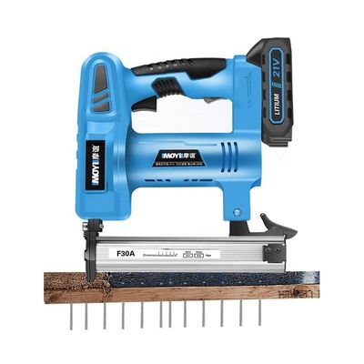 Convenient Charging 21V Battery Powered Brad Nailer for Woodworking and Upholstery