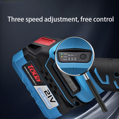 Max Motor Speed 8500RPM Rechargeable 21V Brushless Angle Grinder for Cutting and Polishing
