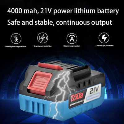 Max Motor Speed 8500RPM Rechargeable 21V Brushless Angle Grinder for Cutting and Polishing