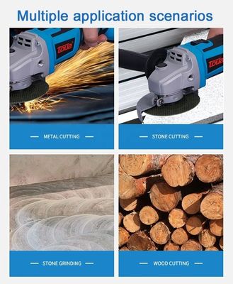 21V Portable Mini Angle Grinder with Brushless Motor and Variable Speed Battery Powered