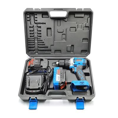 Toua Rechargeable Drill 21V Lithium Battery Hand Gun Drill Industrial Electric Drill