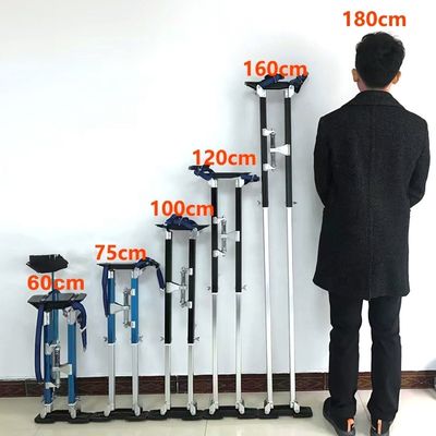 Upgrade Your Building Decoration with 23&quot;-64&quot; Adjustable Drywall Stilts Aluminum Alloy