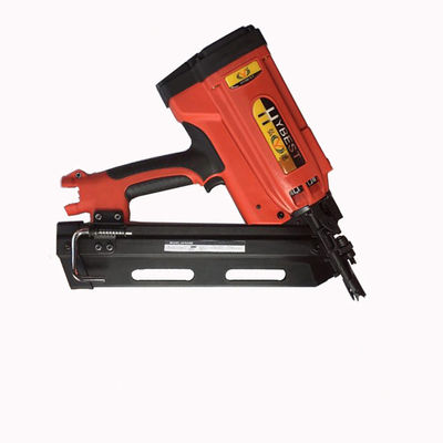Angled Cordless Li-ion Finish Nailer with 1200 Nails Fuel Rod Life
