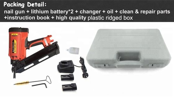 378*374*110mm 34 degrees Cordless Portable Framing Nail Gun with 50-90mm Nail Range