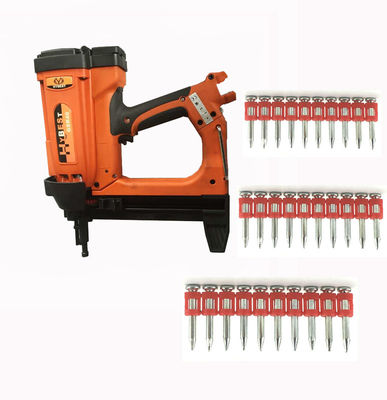 4000nails per charge Battery Life Gas Tool Concrete Steel Nail Gun with 455*388*110mm Size
