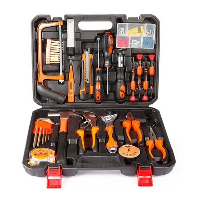 Upgrade Your Toolbox with this Versatile Household Tool Kit Plastic Tool Box Included