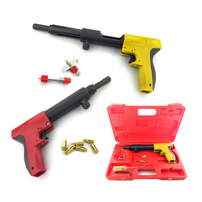 Popular Blue Color Concrete Steel Nail Gun Strong Capacity 335mm Length Manufactured