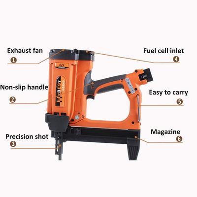 30-Nail Magazine Capacity Gas Concrete Nailer GSR40 Ideal for Construction Projects