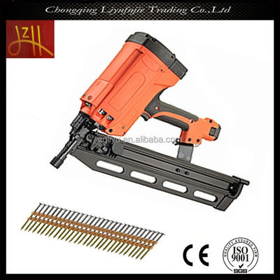 110-240V/50-60HZ Gas and Battery Powered Gas Frame Nailer for Wooden Framing Nails