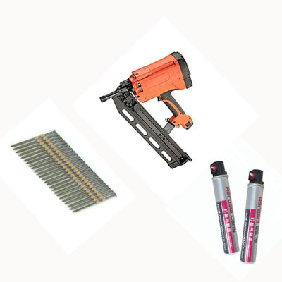2in Min Nail Length GFN2190A Li-ion Cordless Framing Timber Nailer 1500 Nails Fuel Cell Rod