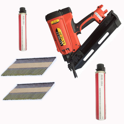 378*374*110mm 30-34-Degree Cordless Gas Framing Nailer Kit for Max Nail Length 3 1/2in