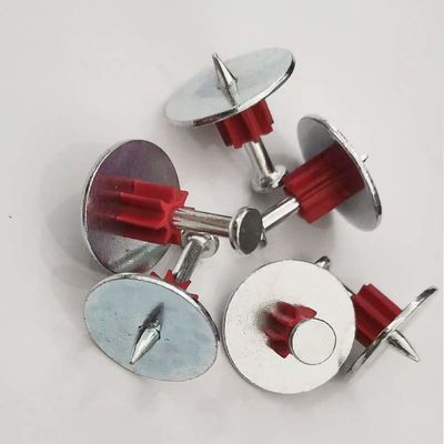 Shooting Nail Gun High Speed PDW Pins with 25mm Steel Washer Shank Diameter 3.7mm