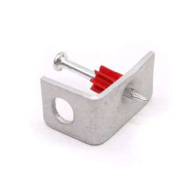 Electro Galvanized Powder Actuated Nail Gun with 90 Degree Washer and 25mm Shank Length