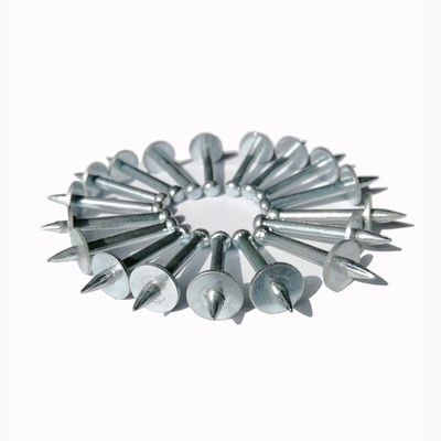 Galvanized-Shining Round Head Steel Washer Concrete Shooting Nail Drive Pin for Hold