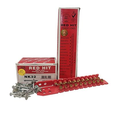 Smooth Shank Concrete Steel Nails NK Drive Pins NK32 Fasteners RED HIT Shooting Nails