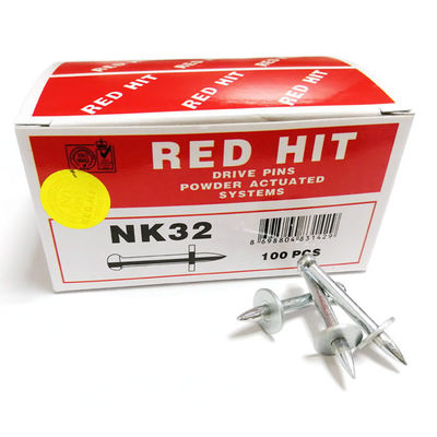 Accessory Flute RED HIT Galvanized Steel Fasteners Concrete Drive Pins Shooting Nails