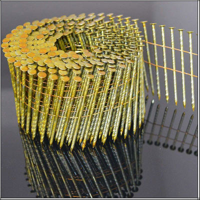 15° Collation Angle Threaded Coil Nails for 5-7mm Head Diameter and Performance