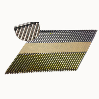 2.87-3.3mm Head Diameter 21 Angled Strip Plastic Collated Nails with GB Standard