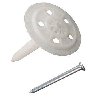 Smooth Shank Zinc Plating Electro Galvanized Insulation Shooting Nail with Plastic Frame