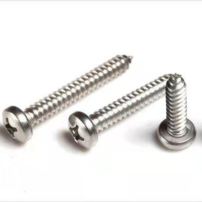 ISO Standard Pan Head Self Drilling Screws in 304 Stainless Steel with Phillips Driver