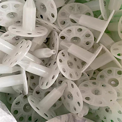 Plastic Frame Concrete Nails with Insulation and Zinc Plating 7.6mm Head Diameter