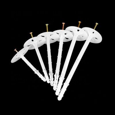 Custom Carbon Steel Screws Insulation Fixing Nail Anchors with 55mm Plastic Washer
