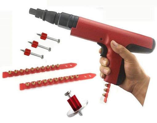 10-Shot Pin Nailer Fastening Tool 340mm Length 1in Min Nail Length for and Fastening