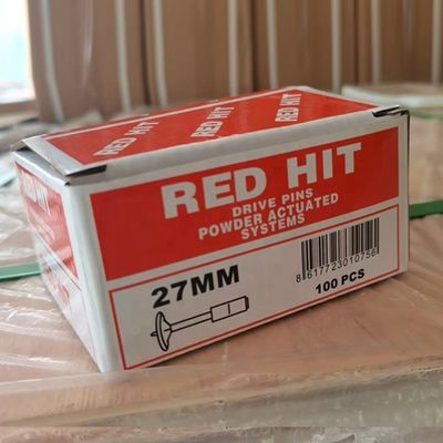 ISO Standard Double-base Powder Integrated Nail 27mm Fire Nails for Mini Ceiling Artifact
