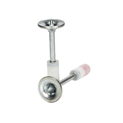 7.3mm Flat Head Round 27mm Mini Ceiling Clip for Noise Reduction Ceiling Gun Installation