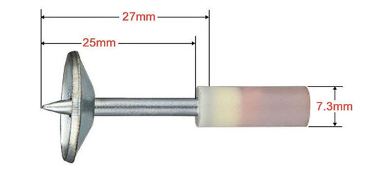 Metal Washer Dia. 15.6mm Integrated Ceiling Fasteners for Concrete and Cannon Nails