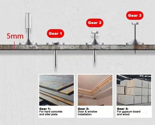 Metal Washer Dia. 15.6mm 27mm Mini Ceiling Nails for Fast Concrete Wall Fixing Device