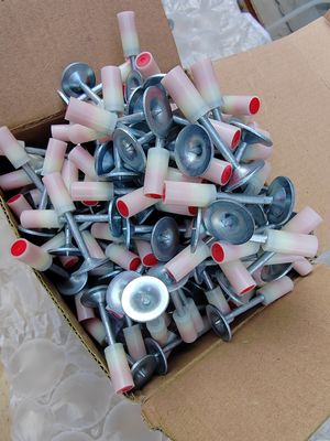 Metal Washer Dia. 15.6mm 27mm Mini Ceiling Nails for Fast Concrete Wall Fixing Device