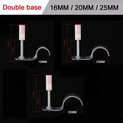Integrated Shooting Double Base Smooth Shank Type Steel Ceiling Nail for ISO Standard