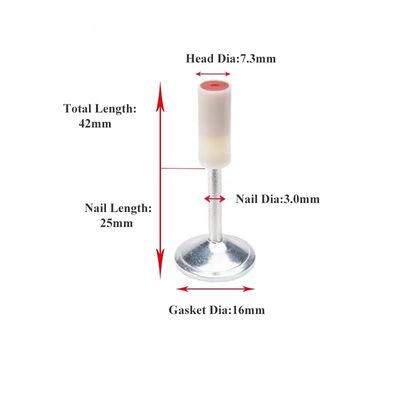 Ceiling Integrated Nail Decoration Tools Steel Roofing Nail with Flat Head and Smooth Shank